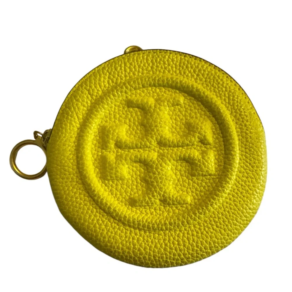 Tory Burch PERRY BOMBE POUCH KEY RING EUC